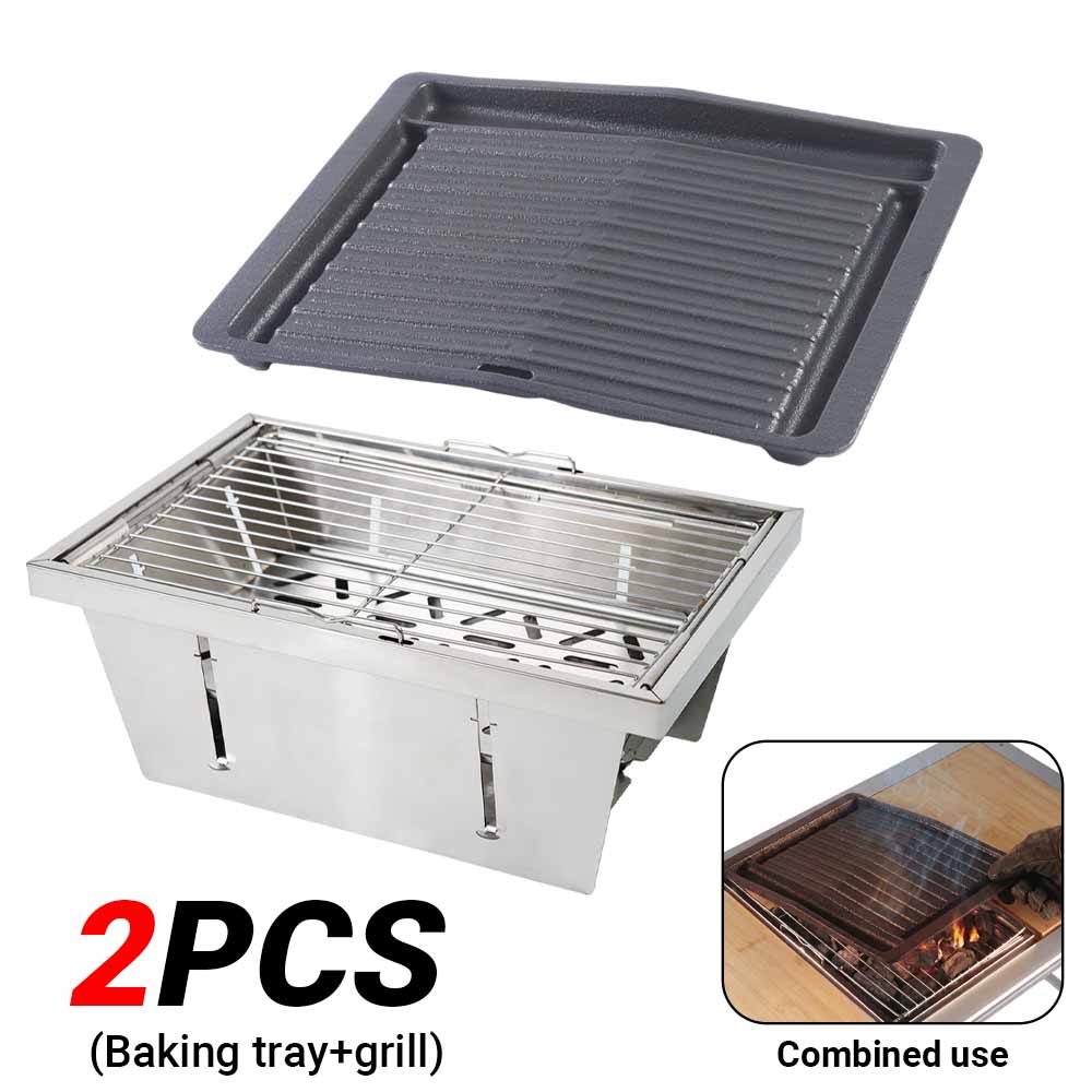 Camping Cooking Griddle - Pandatour Camping Outdoor IGT 1-Unit Cast