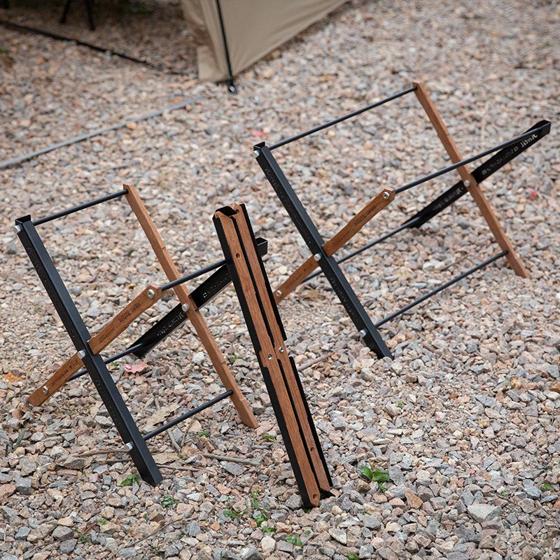 Camping Cooking Kitchen - Portable Folding Camping Tables Basket Multi