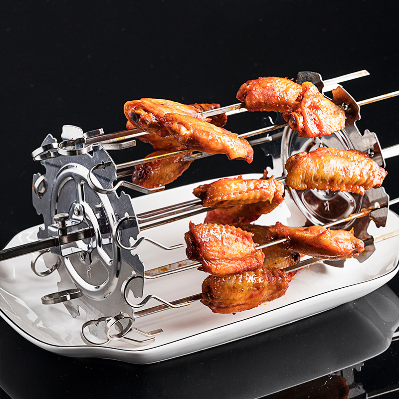 Camping Cooking Candle - 1Set Stainless Steel BBQ Kebab Cage