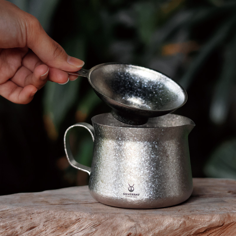 Camping Cooking Kettle - Titanium Coffee Teapot Kettle Mug Cup