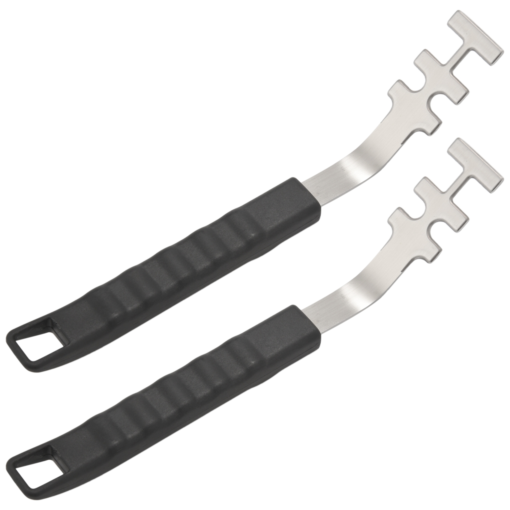 Camping Cooking Accessories Set - ABGH-2Pcs Heat-Resistant Grill Grate Lifter Anti-Scald