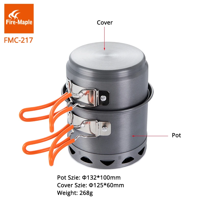Fire Maple Camping Cookware Se - огляд і ціна Camping Outdoor Cooking Set