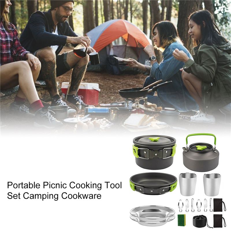 【BUYERS】Camping Cookware Porta - огляд і ціна Camping Outdoor Cooking Set