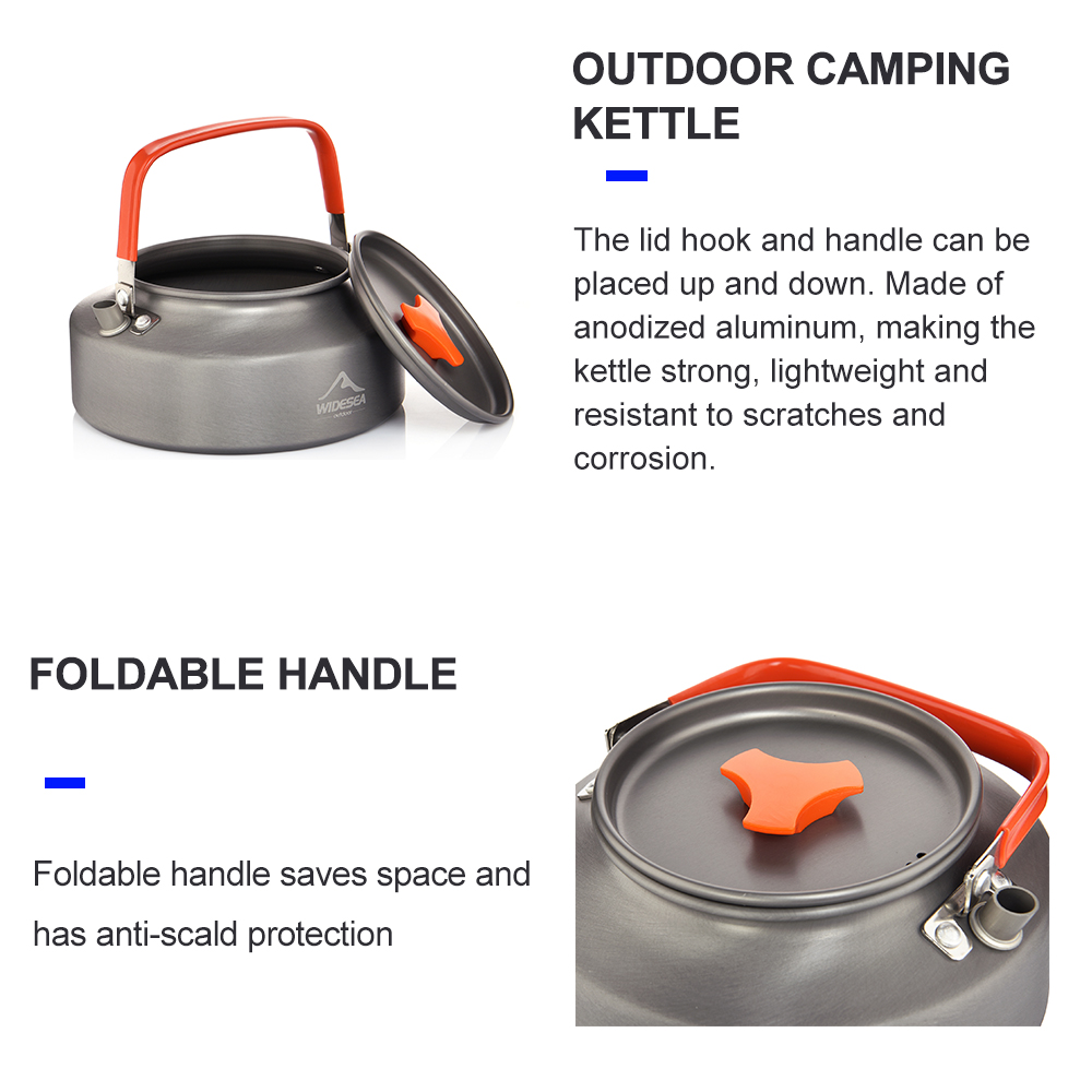 Widesea 1.1L 2L1.5L Camping Wa - огляд і ціна Camping Cooking Utilities