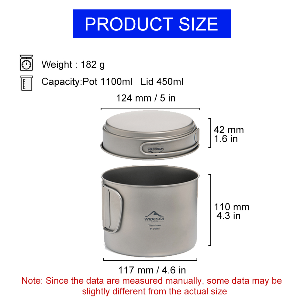 Widesea Ultralight Titanium Ca - огляд і ціна Camping Cooking Utilities