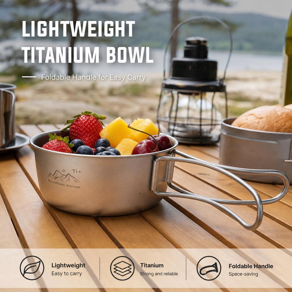 Ultralight Titanium Camping Po - огляд і ціна Camping Cooking Noodles