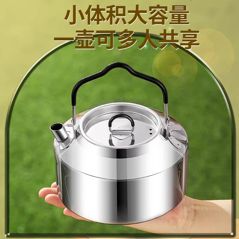 Food Grade 304 Stainless Steel - огляд і ціна Camping Cooking Kettle
