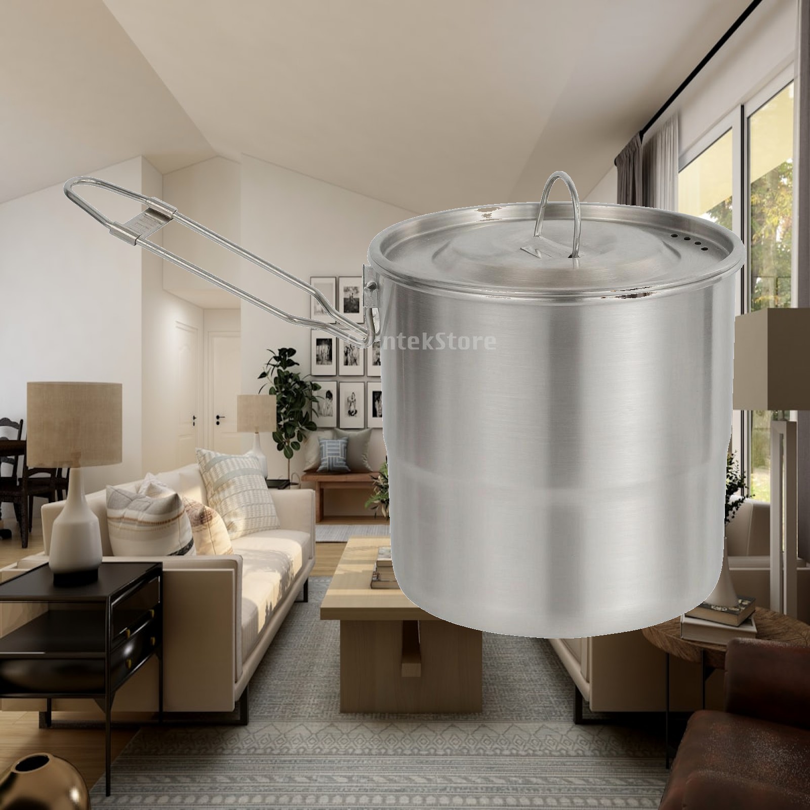 Camping Cooking Pot 304 Stainl - огляд і ціна Camping Cooking Pot With Lid