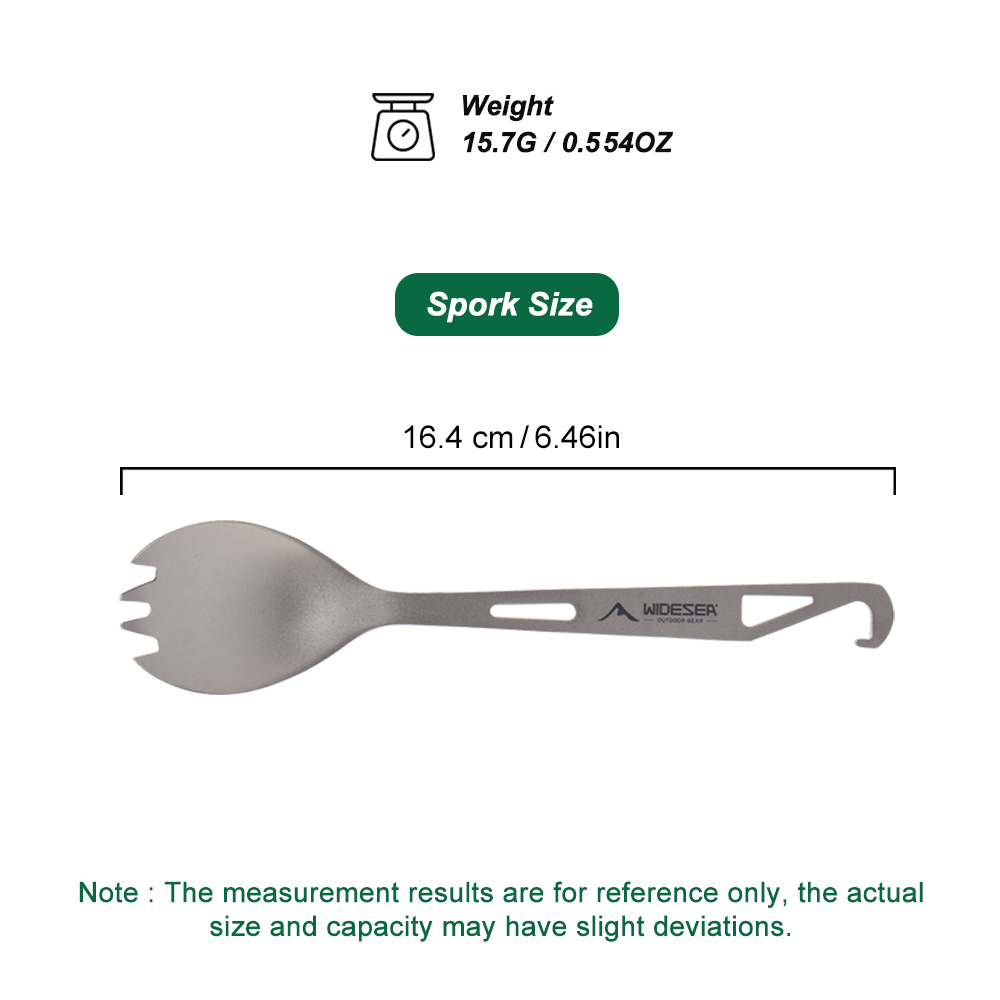 Widesea Camping Cooking Set Sp - огляд і ціна Camp Spork Set