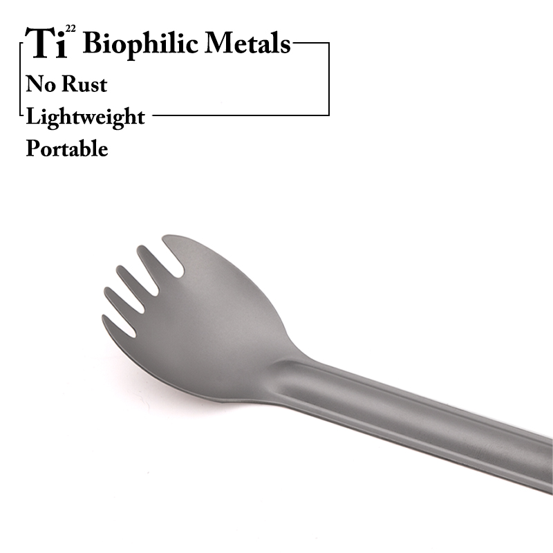 TiTo Titanium Spork Spoon Long - огляд і ціна Camping Hiking Cooking