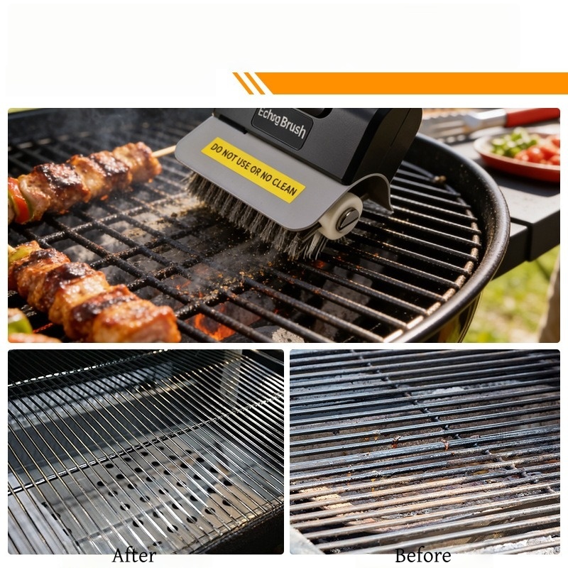 JUSTINLAU Electric Grill Brush - огляд і ціна Camping Cooking Griddle