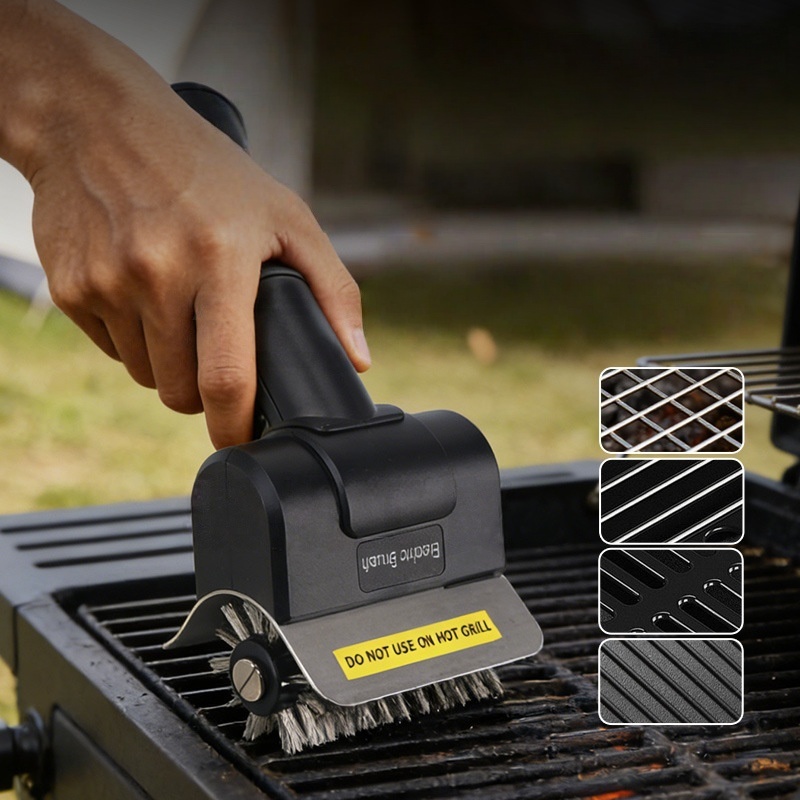 JUSTINLAU Electric Grill Brush - огляд і ціна Camping Cooking Griddle