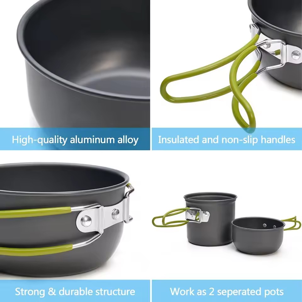 Ultralight Camping Cookware Me - огляд і ціна Camping Cooking Kits
