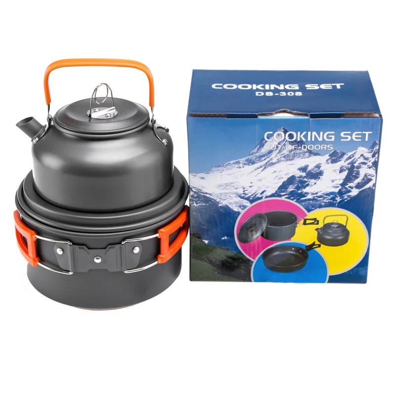 Outdoor Pot Pan Kettle Camping - огляд і ціна Camping Cooking Kits