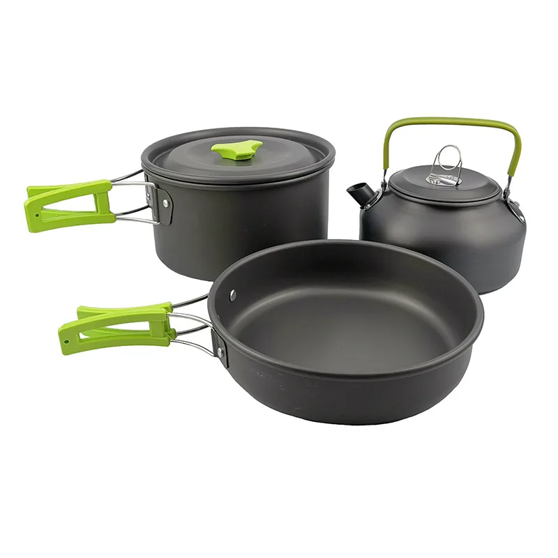 Outdoor Pot Pan Kettle Camping - огляд і ціна Camping Cooking Kits