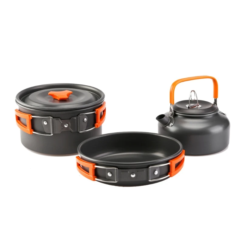 Outdoor Pot Pan Kettle Camping - огляд і ціна Camping Cooking Kits