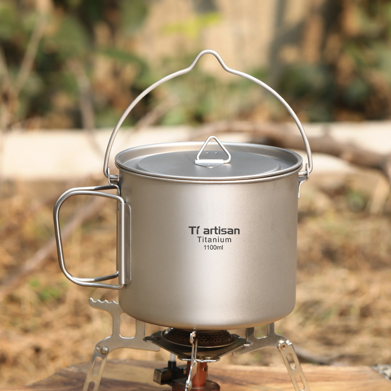 Tiartisan Titanium 1.1L Campin - огляд і ціна Camping Cooking Pot With Lid