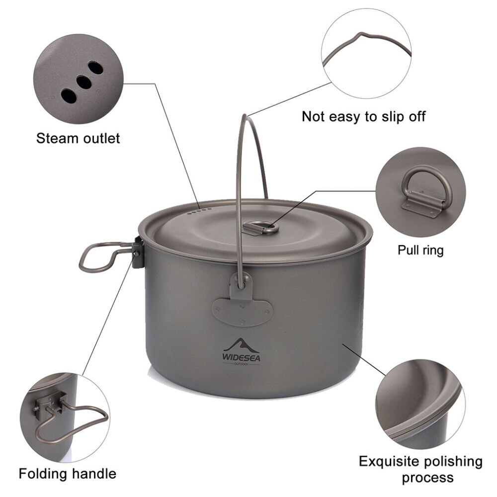 Widesea Camping Tableware Tita - огляд і ціна Camping Cooking Kits