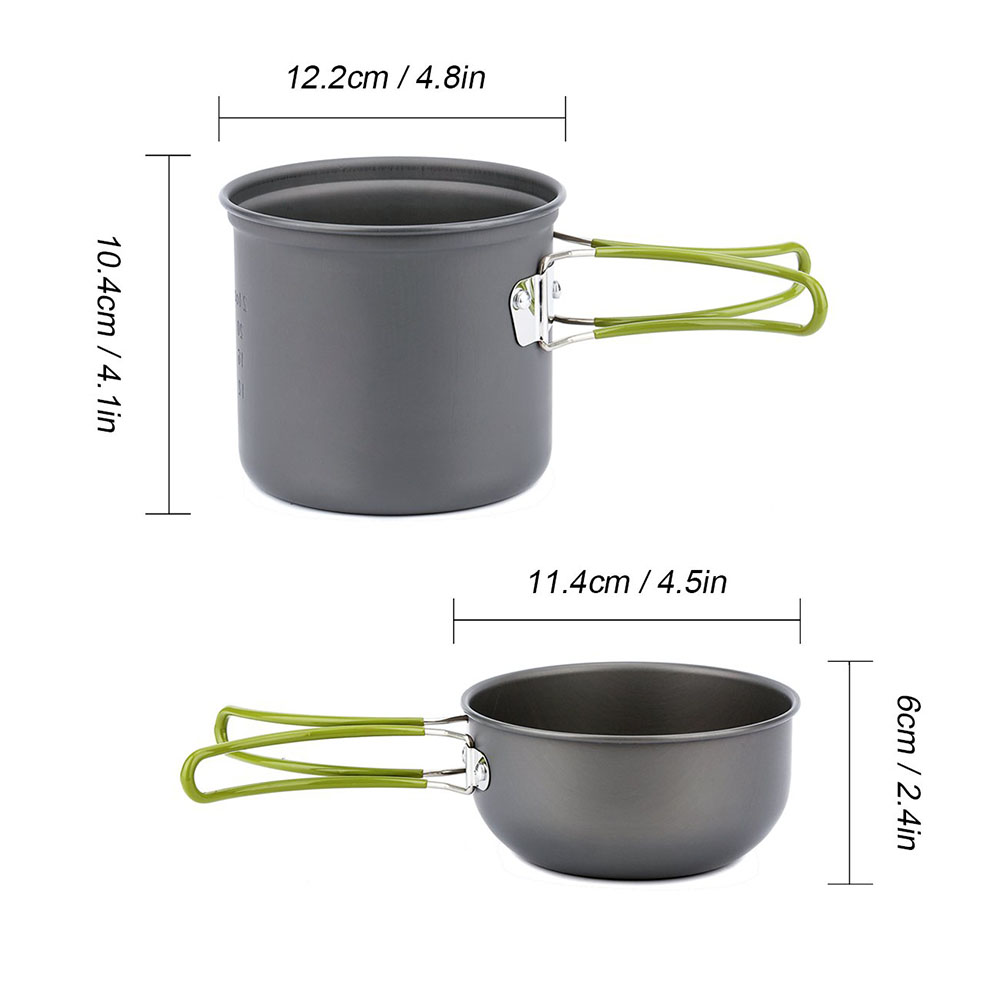Ultralight Camping Pots Cookwa - огляд і ціна Camping Cooking Accessories Set