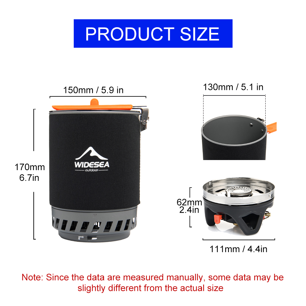 Widesea Camping Cooking System - огляд і ціна Camping Cooking Utilities