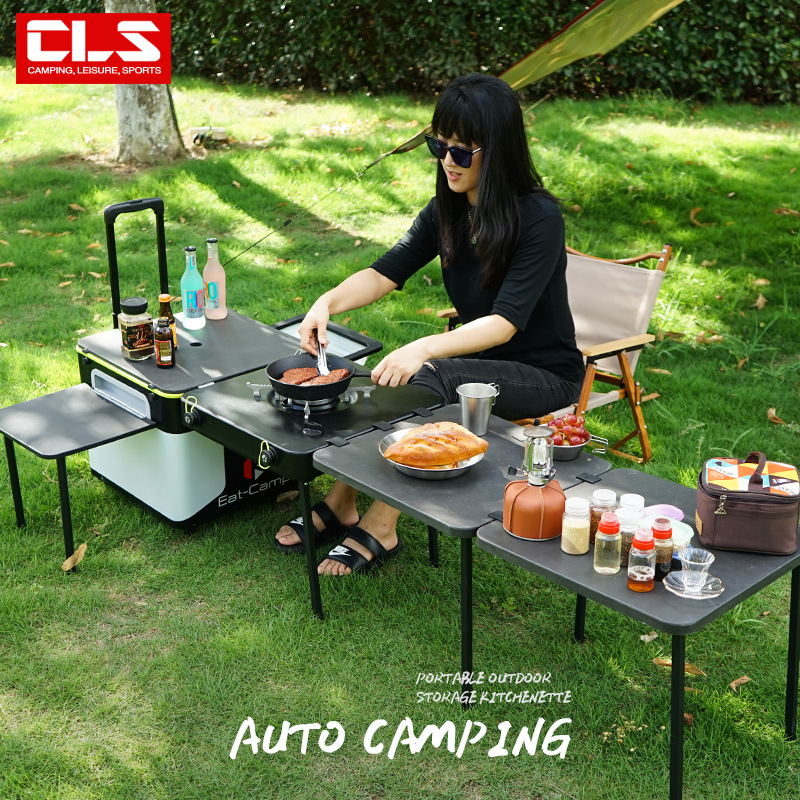 Portable Mobile Camping Kitche - огляд і ціна Camping Cooking Kitchen