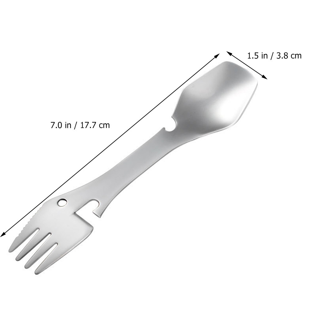2Pcs Rustproof Stainless Steel - огляд і ціна Camp Spork Set