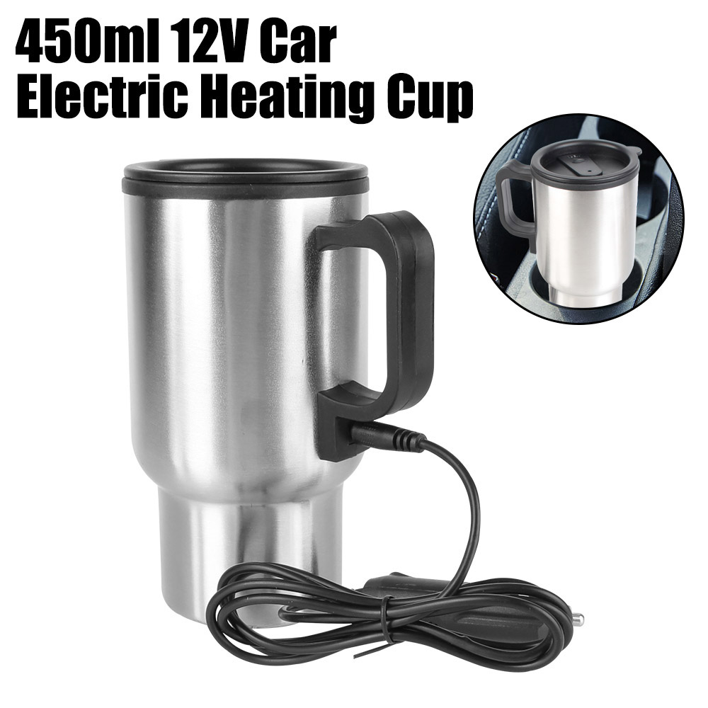 12V 450ml Car Coffee Mug Inter - огляд і ціна Camping Cooking Can