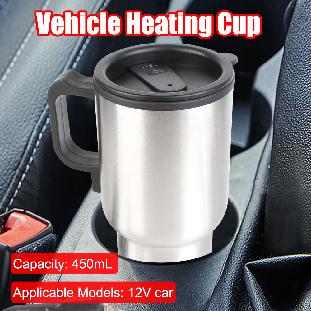 12V 450ml Car Coffee Mug Inter - огляд і ціна Camping Cooking Can
