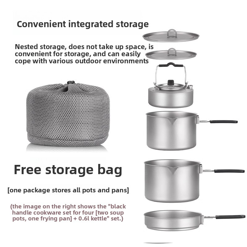 Lightweight Pure Titanium Pot  - огляд і ціна Camping Cooking Kettle