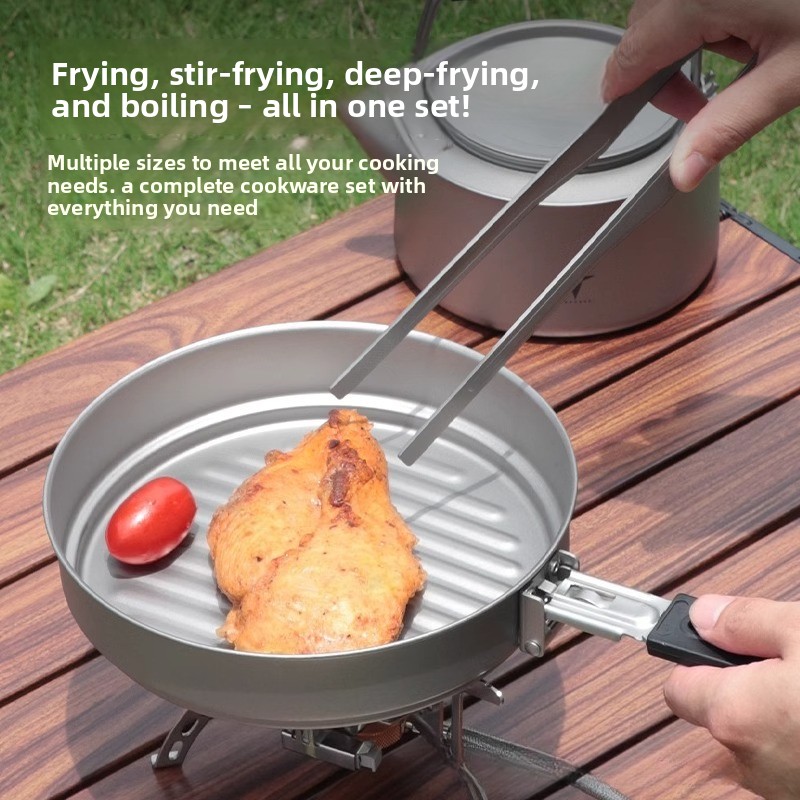 Lightweight Pure Titanium Pot  - огляд і ціна Camping Cooking Kettle