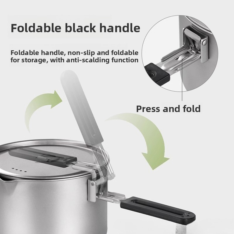 Lightweight Pure Titanium Pot  - огляд і ціна Camping Cooking Kettle