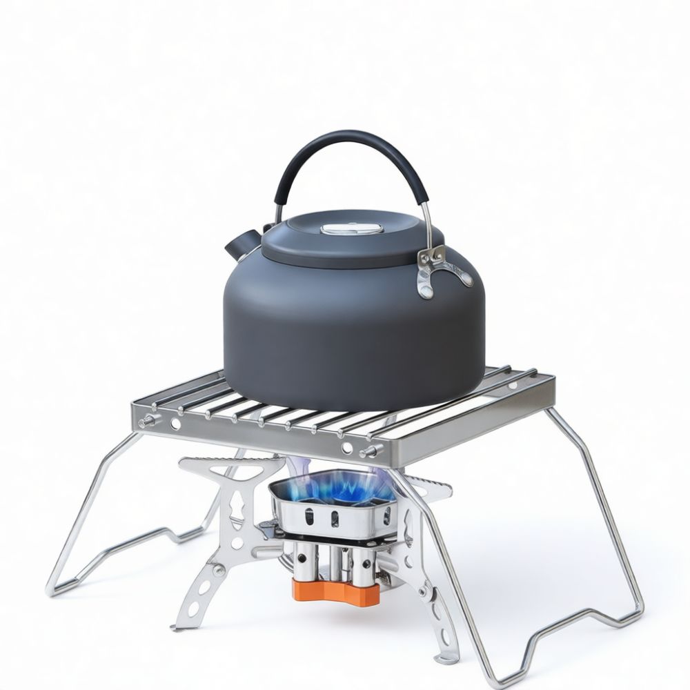 Foldable Stainless Steel Bbq G - огляд і ціна Camping Cooking Kettle