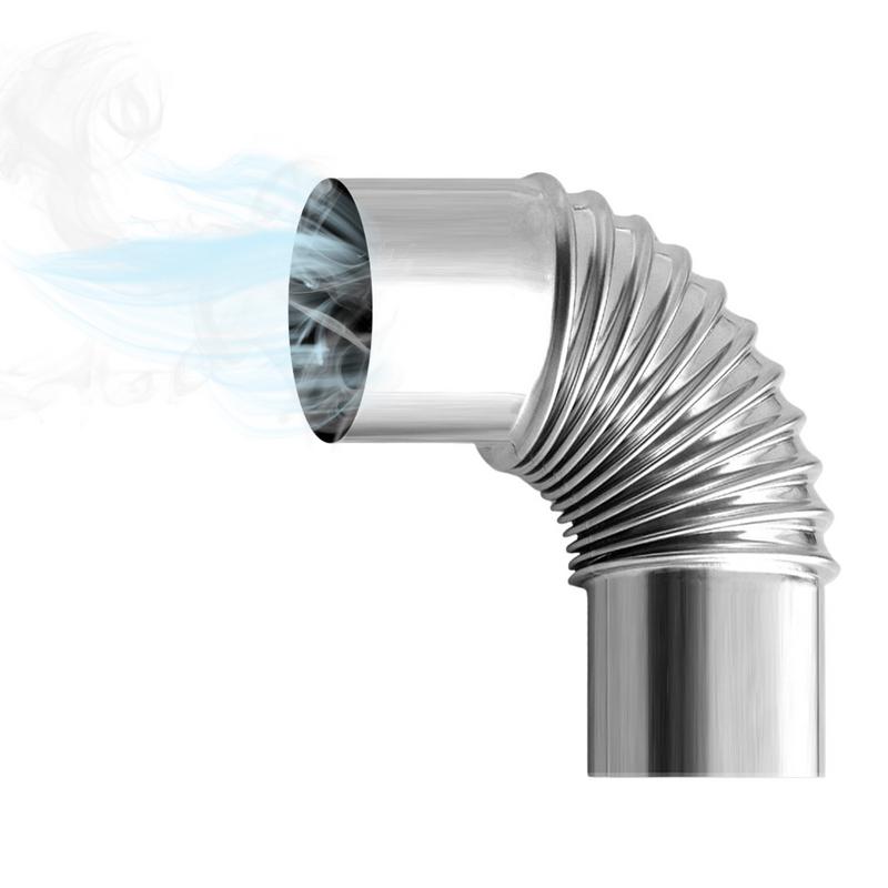 60/75mm Stainless Steel 90 Deg - огляд і ціна Camping Cooking Gazebo