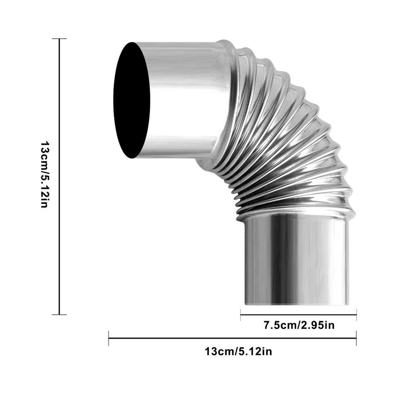 60/75mm Stainless Steel 90 Deg - огляд і ціна Camping Cooking Gazebo