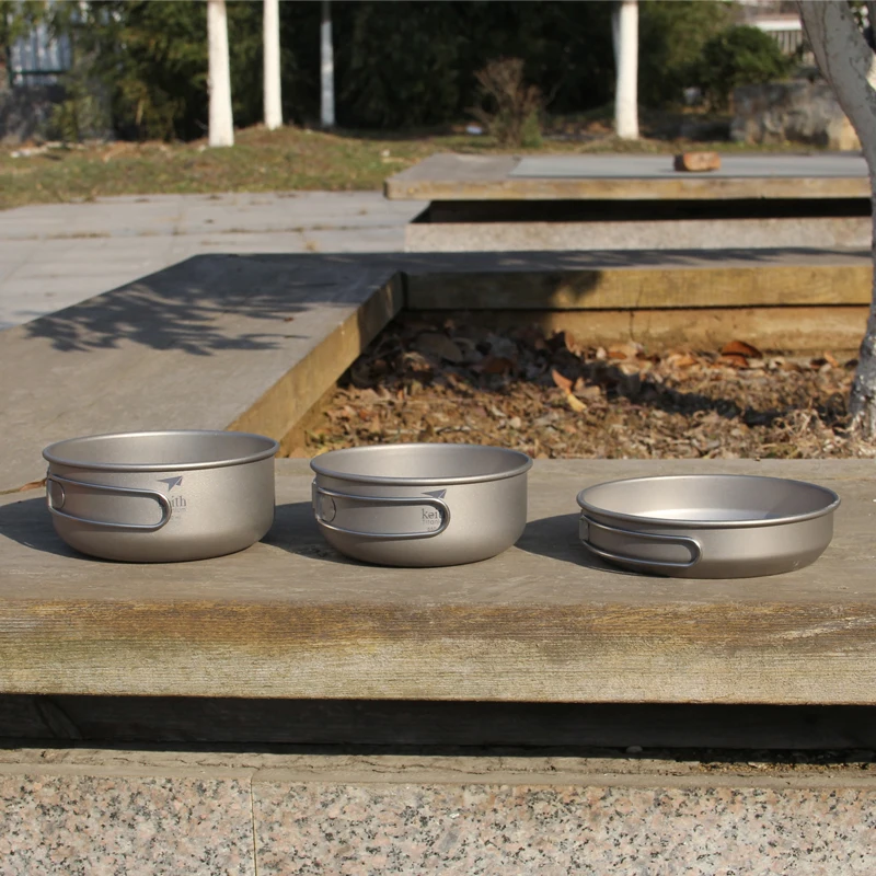 Keith 3PCS Titanium Cookware P - огляд і ціна Camping Outdoor Cooking Set