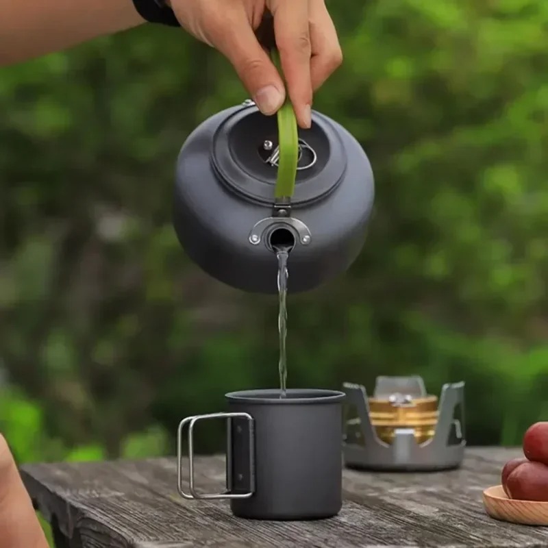 New 300ml Foldable Aluminum Al - огляд і ціна Camping Outdoor Cooking Set