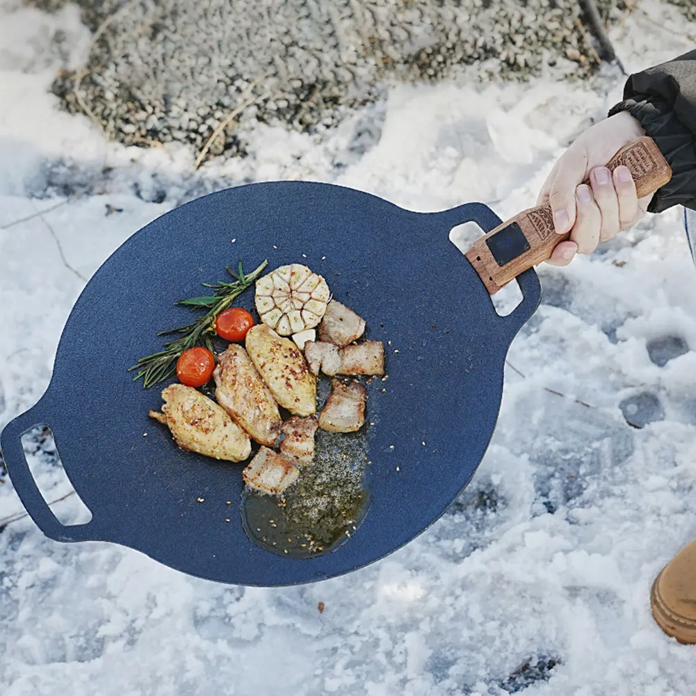 Outdoor Natural Wood Grill Pan - огляд і ціна Camping Cooking Utilities