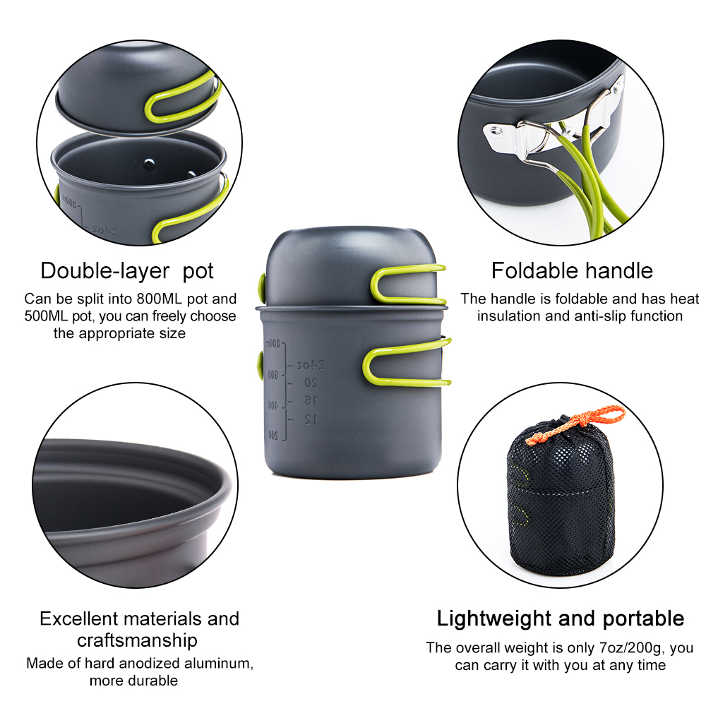 Widesea Ultralight Camping Coo - огляд і ціна Camping Cooking Utilities