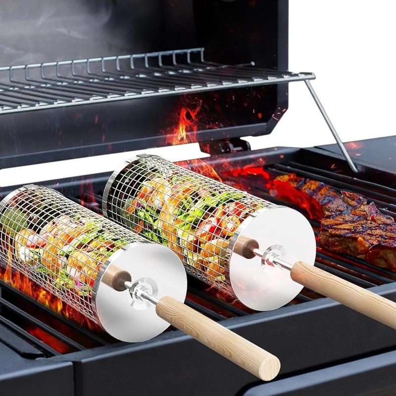 Stainless Steel BBQ Grill Bask - огляд і ціна Camping Cooking Griddle