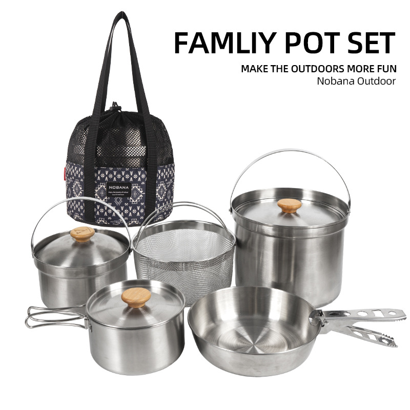 NOBANA Newest Outdoor Stainles - огляд і ціна Camping Cooking Utilities