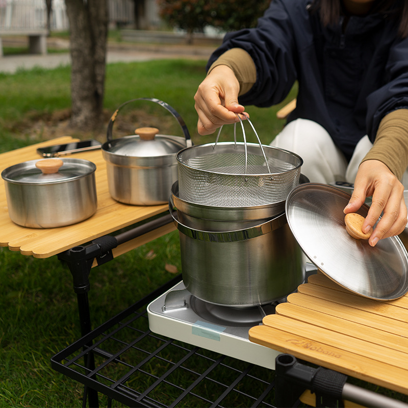 NOBANA Newest Outdoor Stainles - огляд і ціна Camping Cooking Utilities