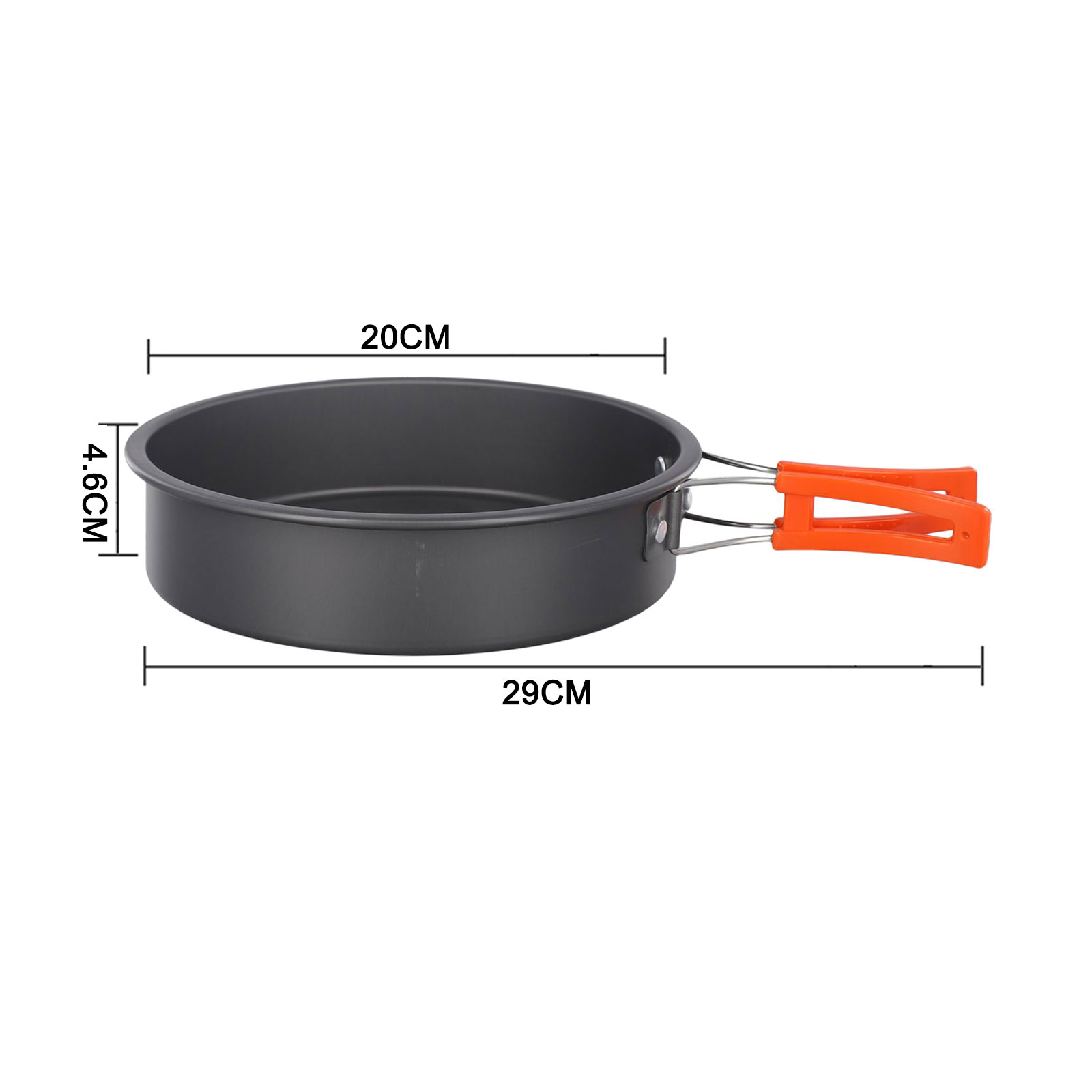1pc Frying Pan Alumina Conduct - огляд і ціна Camping Cooking Candle