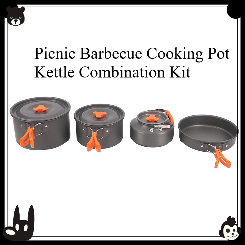 Portable Outdoor Cookware Set  - огляд і ціна Camping Cooking Kettle