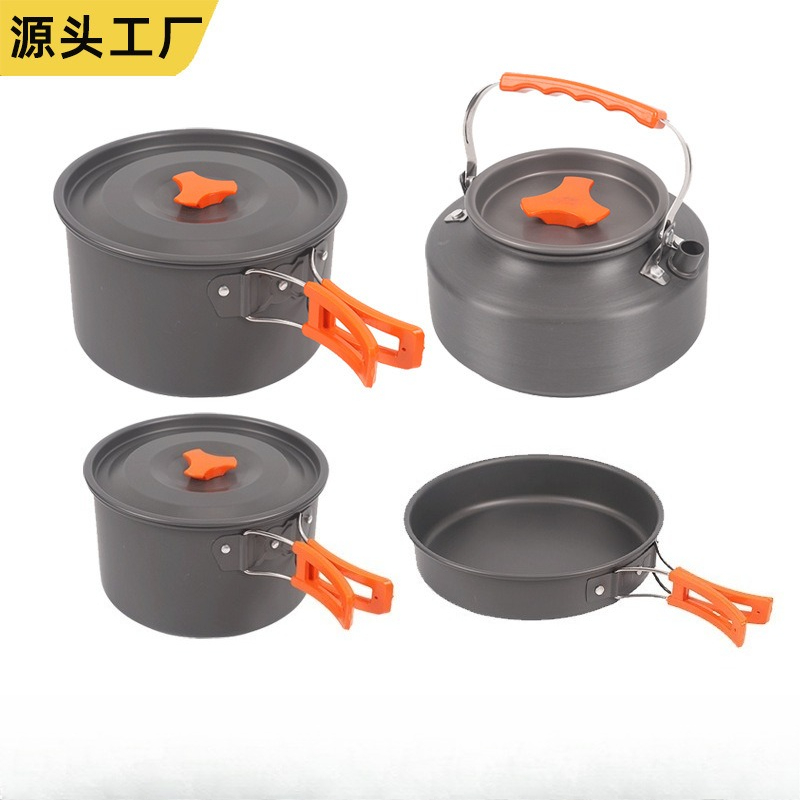 Portable Outdoor Cookware Set  - огляд і ціна Camping Cooking Kettle