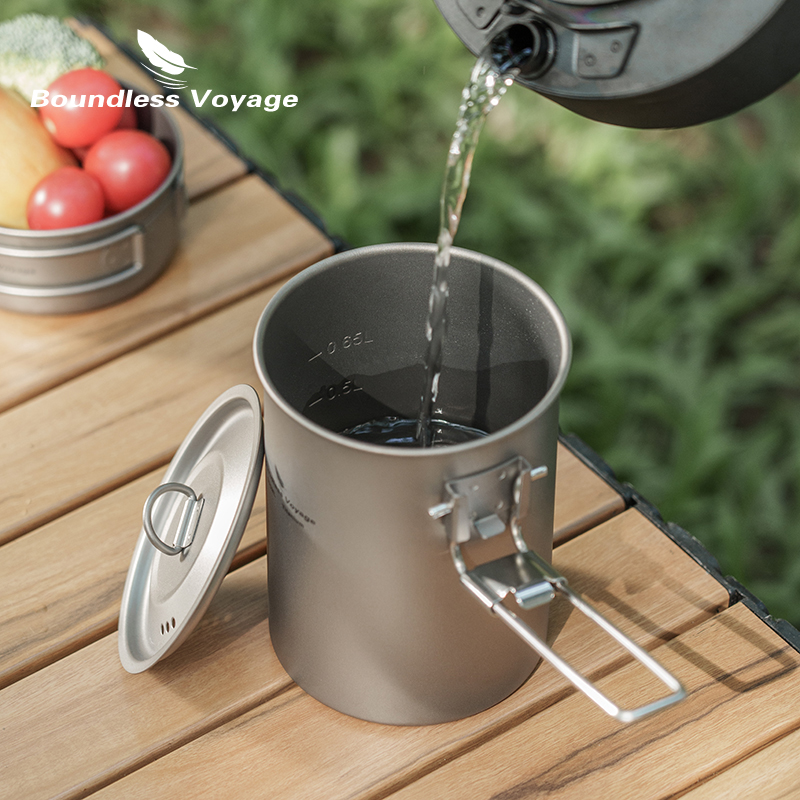 Boundless Voyage 900ml Titaniu - огляд і ціна Camping Cooking Kits