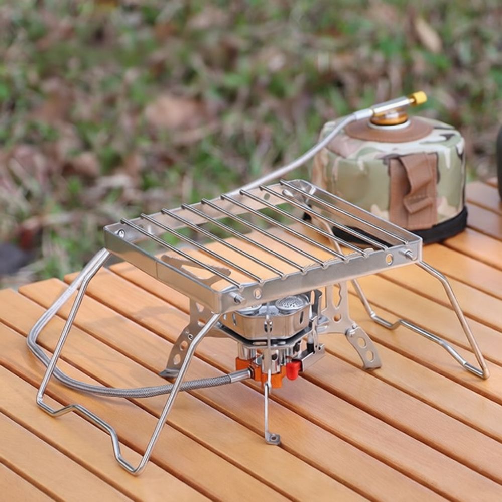 Foldable Bbq Grill Rack Portab - огляд і ціна Camping Cooking Kettle