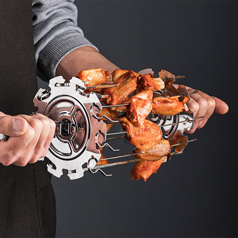 1Set Stainless Steel BBQ Kebab - огляд і ціна Camping Cooking Candle