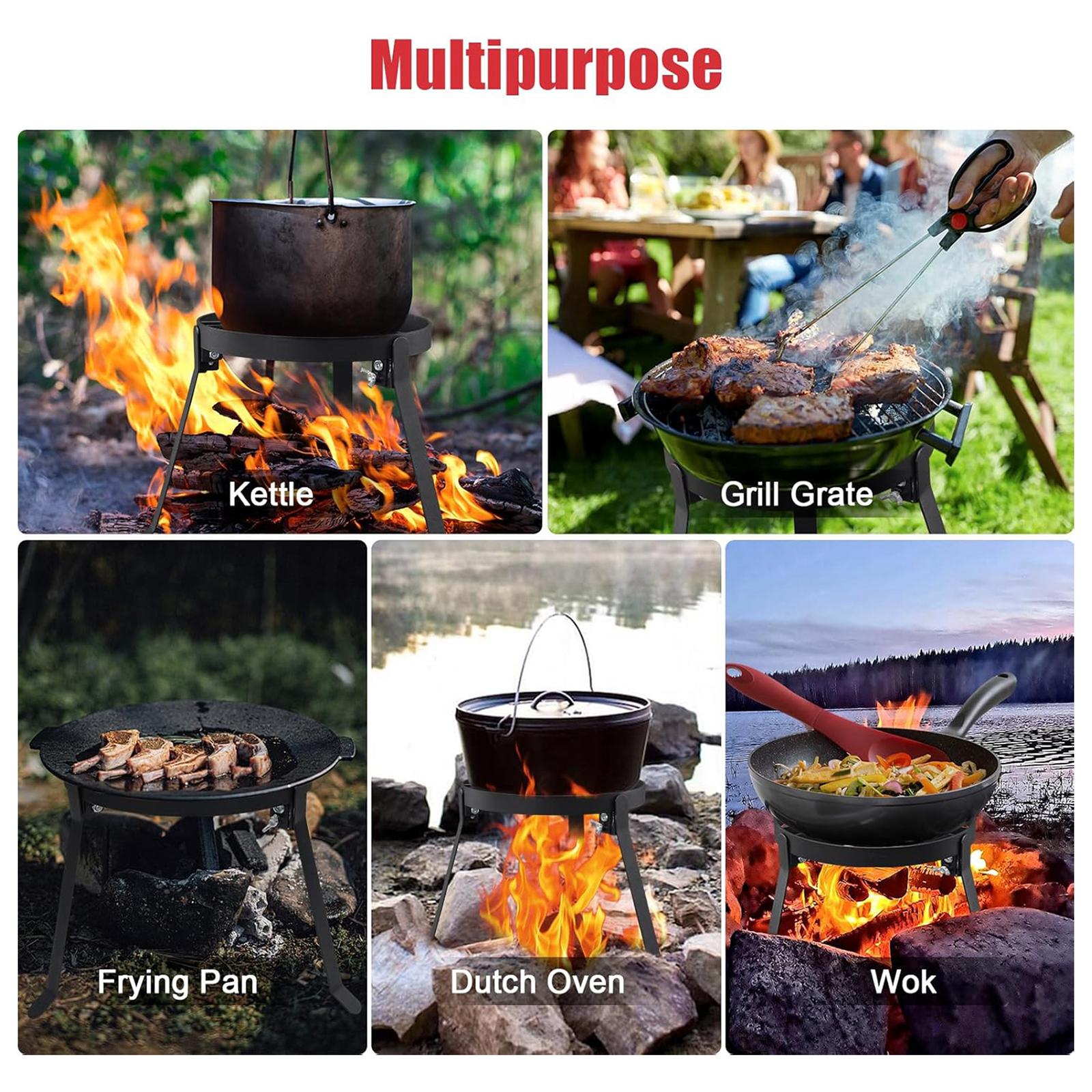 Foldable Cooking Campfire Trip - огляд і ціна Camping Outdoor Cooking Set