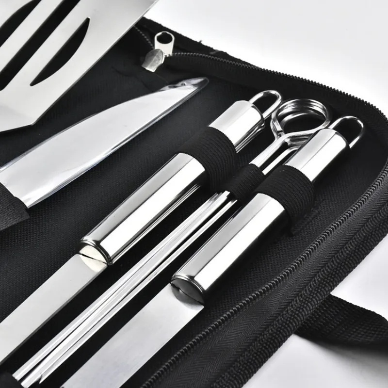Stainless Steel Complete BBQ T - огляд і ціна Camping Cooking Accessories Set