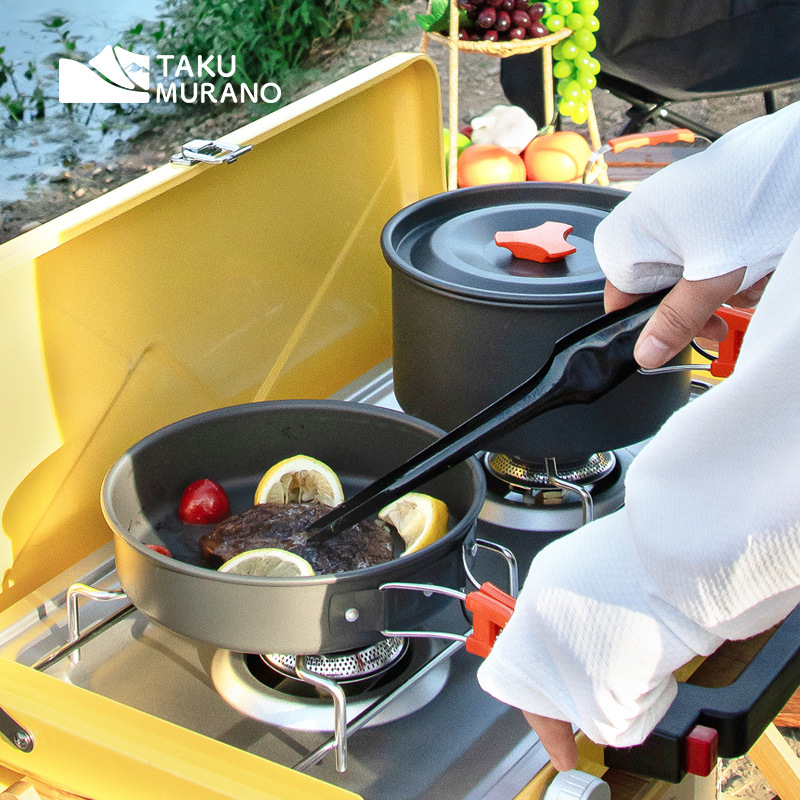Camping Cookware Set Outdoor C - огляд і ціна Camping Cooking Kits